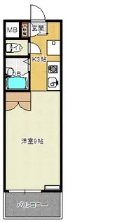 花見原コーポ【2階】の間取り