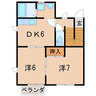 ストリームテラス【2階】の間取り