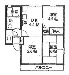 ハイブローE【1階】の間取り