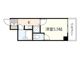 キャステール西川口【4階】の間取り