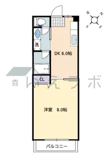 グレイス神田【6階】の間取り