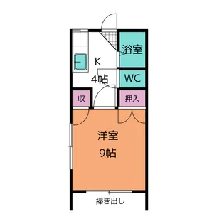コーポ辻【1階】の間取り