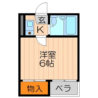 ラムール萱島【2階】の間取り