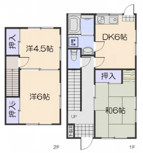 広島県広島市西区己斐上3【一戸建】の間取り