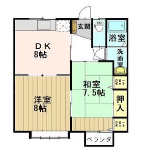 パークサイド21【1階】の間取り