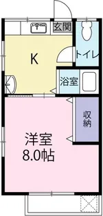 コーポ桑村【1階】の間取り