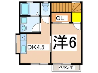 グランベリ-ハウス【2階】の間取り