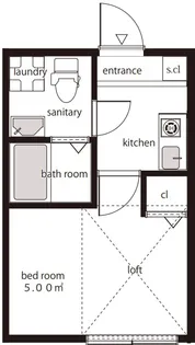 フォレストタウンH【2階】の間取り