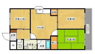 大一ヒルズ【5階】の間取り