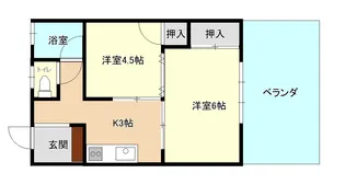 吉岡ビル【2階】の間取り