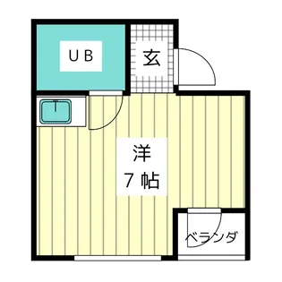 ダンケ第5キャピタルハイツ【2階】の間取り