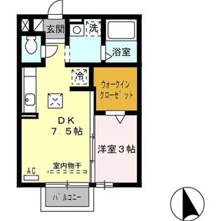 メゾンエトワール A棟【1階】の間取り