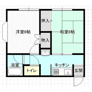 若泉コーポ【1階】の間取り