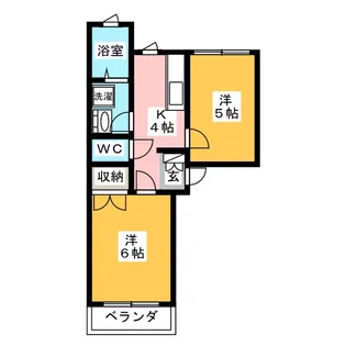 ウイスタリア【1階】の間取り