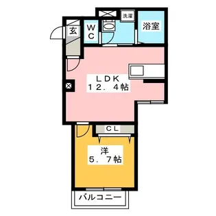 リーファイン【1階】の間取り