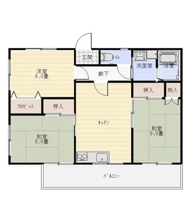 Kビル【3階】の間取り