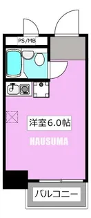 ライオンズマンション駒込駅前【8階】の間取り