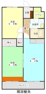 ビューしじみの森【2階】の間取り