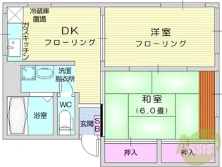 ノーブルA【2階】の間取り