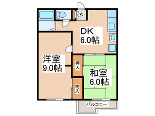 サニ-ハイツ【2階】の間取り