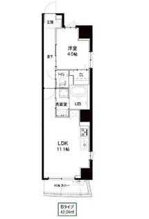 シルヴァー アウル【7階】の間取り