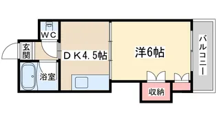 コレクション中崎1【2階】の間取り