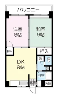 コーポおおみ【4階】の間取り