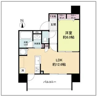 ブランシエスタ都島通【12階】の間取り