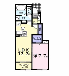 サン・デリアーナII【1階】の間取り