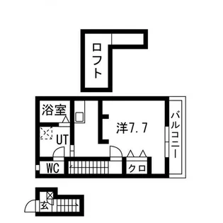 あんしん+明神町08-3007【2階】の間取り