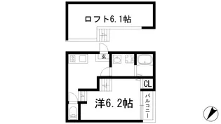The M 宝塚【2階】の間取り