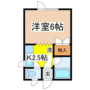 ハウス春【1階】の間取り