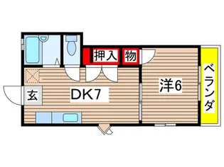 にふてぃはうす 92【2階】の間取り