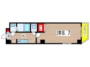 フォルセーヌ本千葉【2階】の間取り