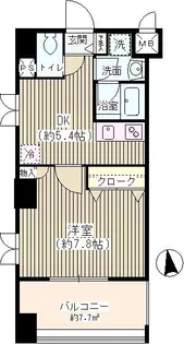 東京都台東区浅草橋2【マンション】の間取り