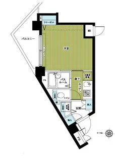 トーシンフェニックス目黒碑文谷【4階】の間取り