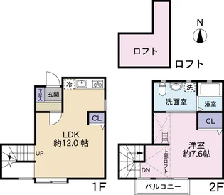 東京都国分寺市南町1【一戸建】の間取り