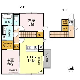 D-Room・SK IV【2階】の間取り