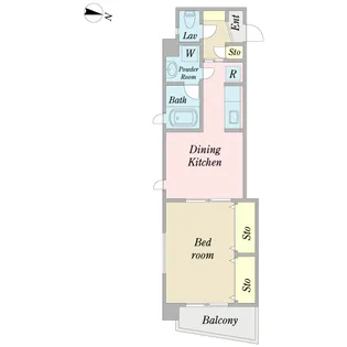 アドラシオン【2階】の間取り