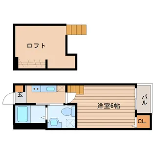 フロルベルデ【1階】の間取り