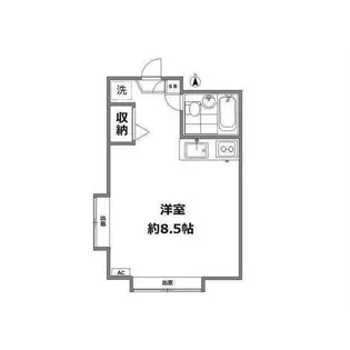 ヒルズ永福【2階】の間取り