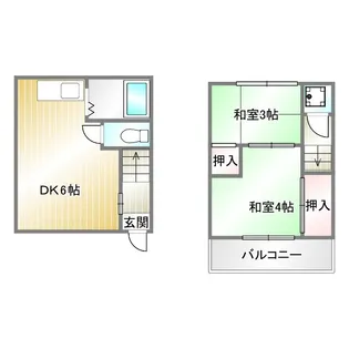 兵庫県神戸市兵庫区馬場町【一戸建】の間取り