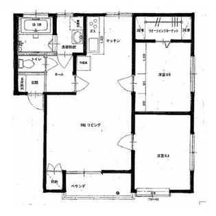 アイリスE【1階】の間取り
