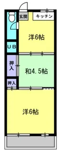 大阪府大阪市平野区加美北1【マンション】の間取り