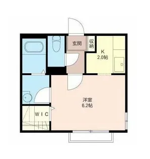 東京都中野区沼袋3【アパート】の間取り
