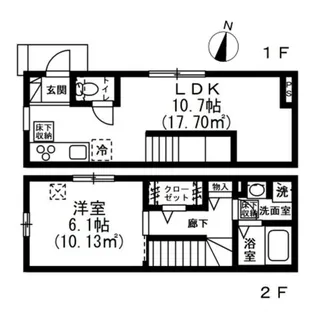 颯(はやて)の間取り