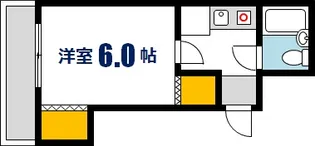 大州タワー【5階】の間取り