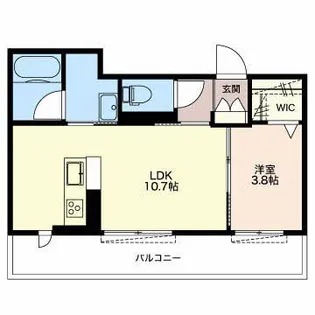 リオリエント鵜沼【3階】の間取り