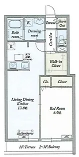 My Style vintage 扇大橋【1階】の間取り