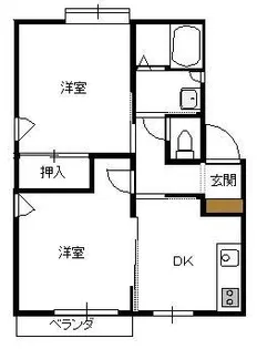 カサクァレンタ駿河 I【1階】の間取り